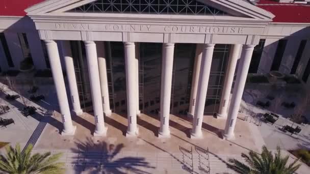 Jacksonville Drone View Duval County Courthouse Circuit Court Clerk Florida — 비디오