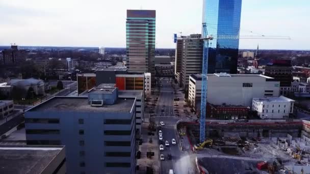 Lexington Kentucky Downtown Drone View Amazing Landscape — Stock video