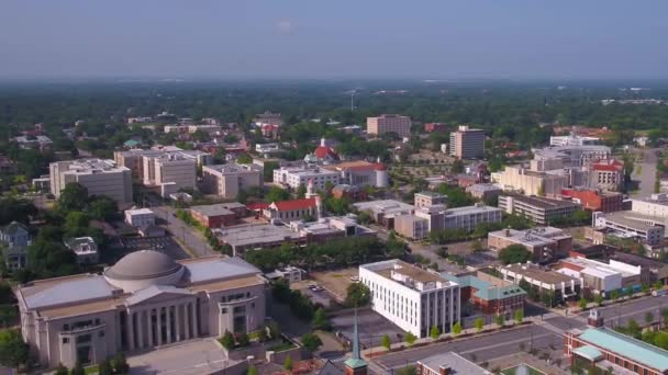 Montgomery Drone View Downtown Alabama Fantastiskt Landskap — Stockvideo