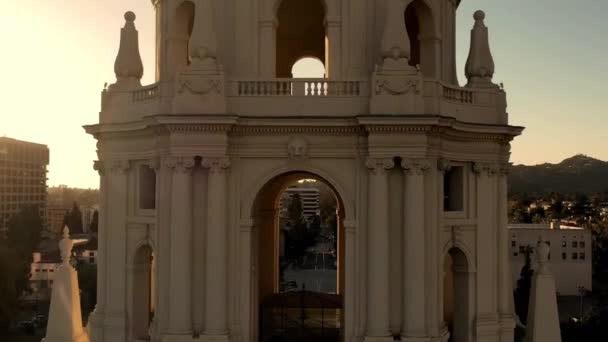 Pasadena Városháza Kalifornia Belváros Drone View Csodálatos Táj — Stock videók