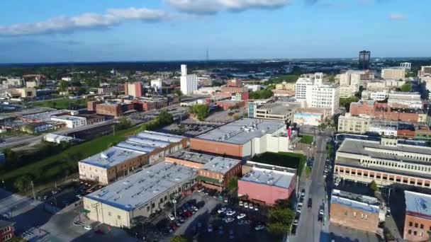 Springfield Missouri Downtown Drone View Fantastiskt Landskap — Stockvideo