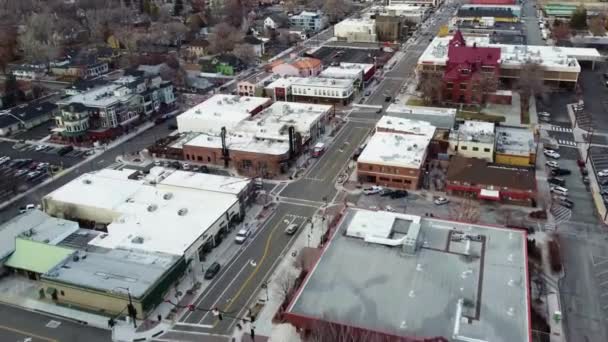 Carson City Aerial View Downtown Nevada Amazing Landscape — 비디오