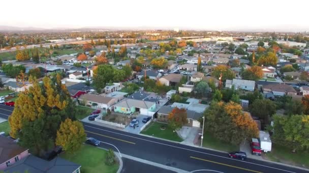 Anaheim Flygfoto Fantastiskt Landskap Kalifornien Centrum — Stockvideo