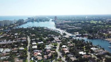 Boca Raton, Hava Manzarası, Şehir Merkezi, İnanılmaz Manzara, Florida
