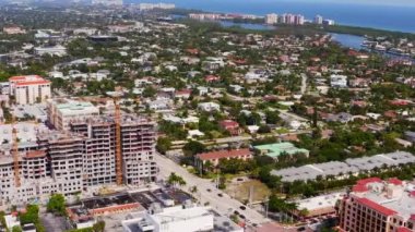 Boca Raton, Şehir Merkezi, Hava Manzarası, İnanılmaz Manzara, Florida