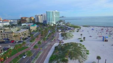 Clearwater, Aerial View, Florida, Mexico Körfezi, Clearwater Sahili