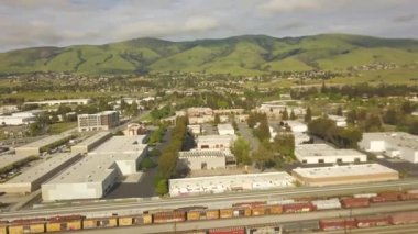 Fremont, Aerial View, Tesla Fremont Fabrikası, Amazing Landscape, California