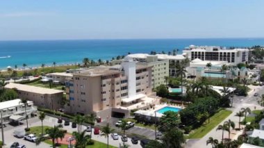 Delray Plajı, Florida 'nın Atlantik Kıyısı, İnanılmaz Manzara, Hava Uçuşu
