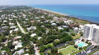 Delray Plajı, Florida 'nın Atlantik Kıyısı, Hava Uçuşu, İnanılmaz Manzara