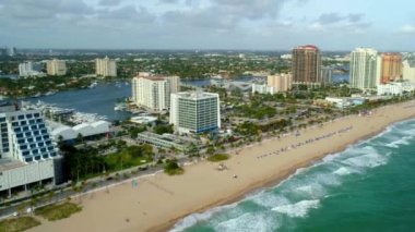 Fort Lauderdale, Air View, Lauderdale Sahili, Florida, Atlantik Okyanusu