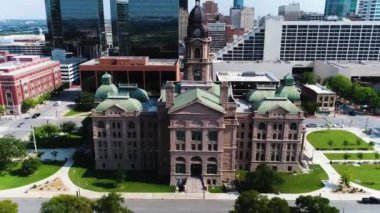 Fort Worth, Aerial View, Tarrant County Adliyesi, Downtown, Texas