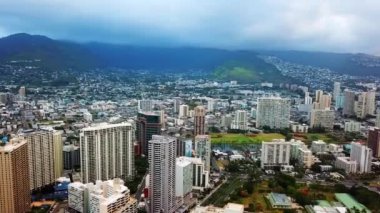 Honolulu, Oahu, Aerial View, Downtown, Amazing Landscape, Hawaii