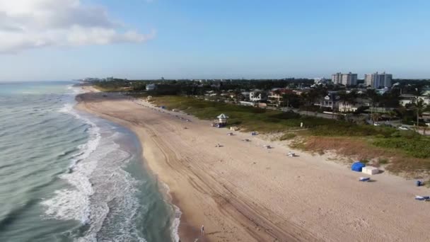 Delray Beach Flyg Floridas Atlantkust Fantastiskt Landskap — Stockvideo