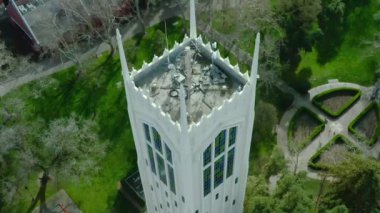 Stockton, California, Aerial View, Burns Tower, Pasifik Üniversitesi