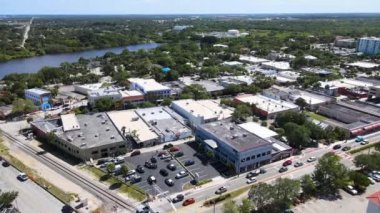 Melbourne, Florida, Şehir Merkezi, İnanılmaz Manzara, Hava Görüntüsü