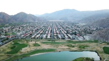 Palm Springs, Aerial View, Amazing Peyzaj, California, Downtown