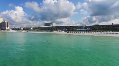 Panama City Plajı, Florida, Hava Manzarası, Meksika Körfezi, İnanılmaz Manzara