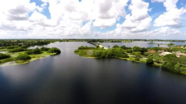 Pembroke Pines, SilverLakes, Aerial Flying, Amazing Landscape, Florida