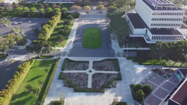 Irvine Vista Aérea Paisagem Incrível Universidade Califórnia — Vídeo de Stock