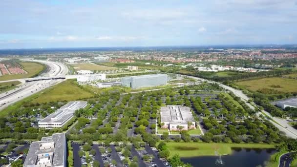 Miramar Florida Aerial Flying Amazing Landscape — 图库视频影像