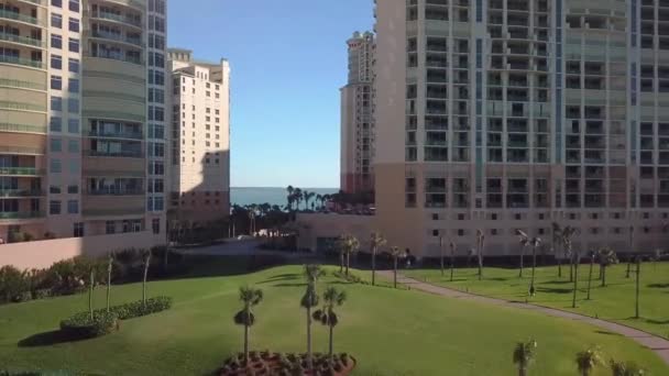 Playa Marco Island Vista Aérea Golfo México Florida Paisaje Increíble — Vídeo de stock