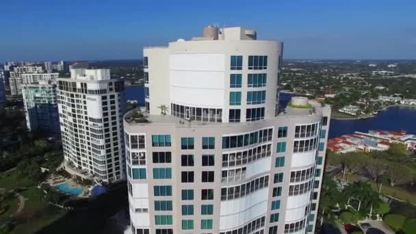 Neapol Floryda Widok Powietrza Śródmieście Niesamowity Krajobraz — Wideo stockowe