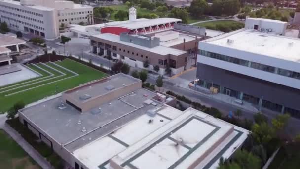 San Bernardino California State University Aerial View Downtown — Stock video