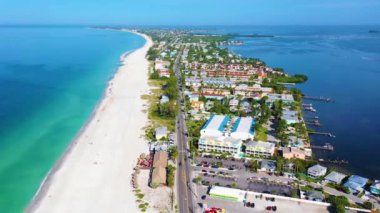 Bradenton Plajı, Anna Maria Adası, Hava Manzarası, Florida Körfezi Sahilleri