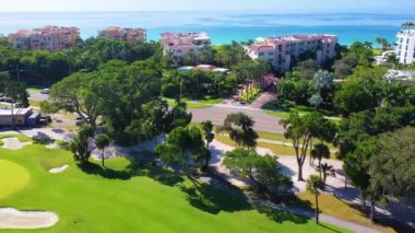 Longboat Key, Hava Uçuşu, Florida Körfez Sahili Sahilleri, İnanılmaz Manzara