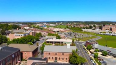 Lancaster, Pennsylvania, İnanılmaz Manzara, Şehir Merkezi, Drone View