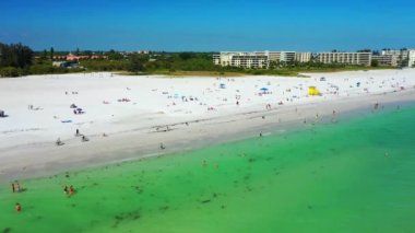 Siesta Key Sahili, Hava Manzarası, Meksika Körfezi, İnanılmaz Manzara, Florida