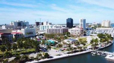 West Palm Beach, Aerial View, Downtown, Amazing Landscape, Florida