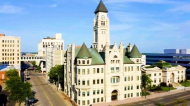Wichita, Drone View, Wichita-Sedgwick İlçe Tarih Müzesi, Kansas