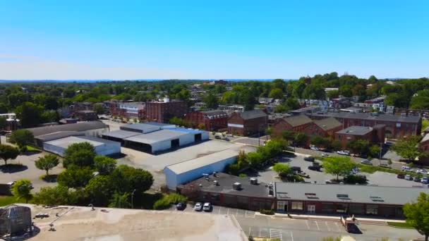 Lancaster Pennsylvania Downtown Fantastiskt Landskap Drone View — Stockvideo
