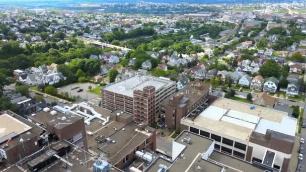 Scranton Drone View Downtown Amazing Landscape Pennsylvania — Stockvideo