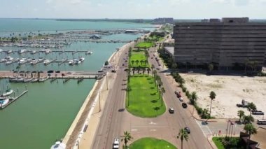 Corpus Christi Marina, Teksas, Hava Manzarası, Corpus Christi Körfezi, Şehir Merkezi