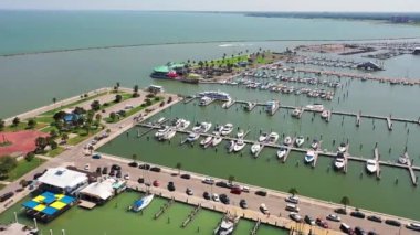 Corpus Christi, Teksas, Corpus Christi Marina, Hava Manzarası, Corpus Christi Körfezi