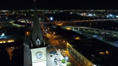 Laredo Gece, Teksas, San Agustin Katolik Katedrali, Hava Manzarası