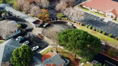 Union City, California, Downtown, İnanılmaz Manzara, Drone View
