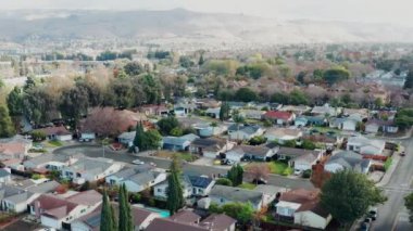 Union City, California, Drone View, İnanılmaz Manzara, Şehir Merkezi