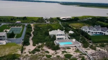 Hamptons, Meadow Lane, New York Eyaleti, Drone View, Southampton, Long Island