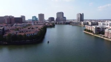 Irving, Texas, Drone View, Carolyn Gölü, Muhteşem Manzara