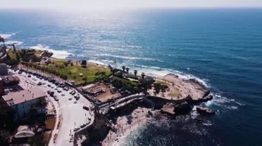 La Jolla, Hava Manzarası, İnanılmaz Manzara, Kaliforniya, Pasifik Sahili
