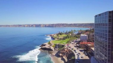 La Jolla, Pasifik Sahili, Hava Manzarası, Kaliforniya, İnanılmaz Manzara