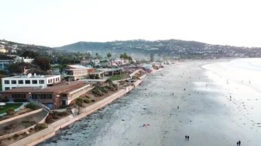 La Jolla Sahili Sahili, Hava Manzarası, Kaliforniya, İnanılmaz Manzara