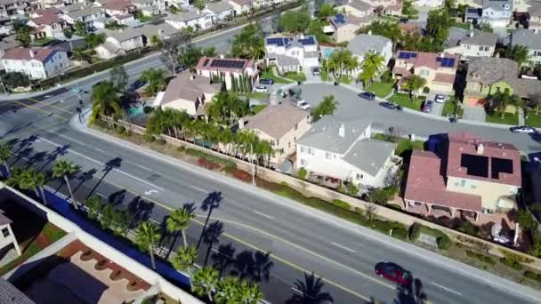 Eastvale Califórnia Vista Aérea Paisagem Incrível Centro Cidade — Vídeo de Stock