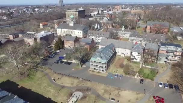 Bethlehem Pennsylvania Binnenstad Uitzicht Lucht Amazing Landschap — Stockvideo