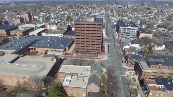 Bethlehem Pennsylvania Verbazingwekkend Landschap Binnenstad Uitzicht Lucht — Stockvideo