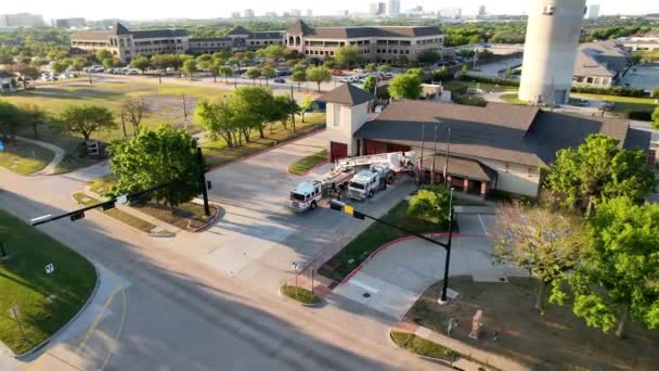 Frisco Texas Vista Zangão Paisagem Incrível — Vídeo de Stock