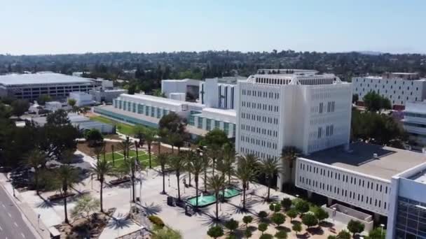 Fullerton California State University Aerial View Amazing Landscape — 비디오
